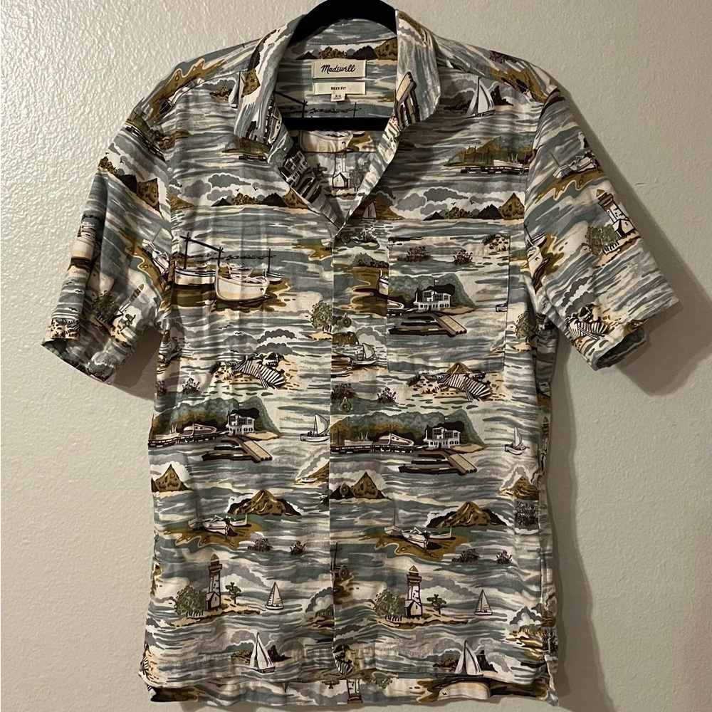 Madewell Boxy Short-Sleeve Shirt